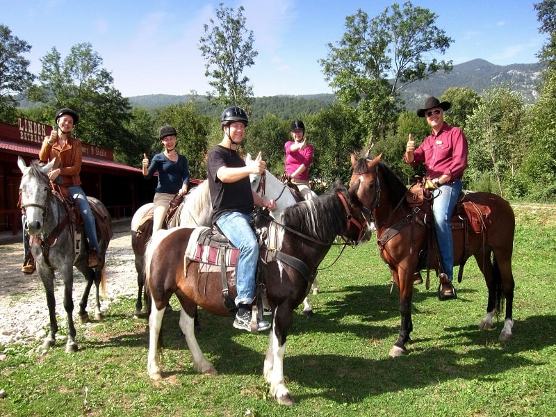 Horseback riding